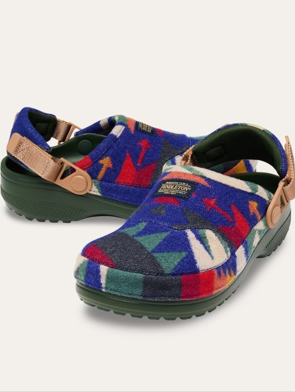 NIB Crocs X Pendleton Crafted Wool Clogs M6/W8 & M8/W10 Clog Collaboration